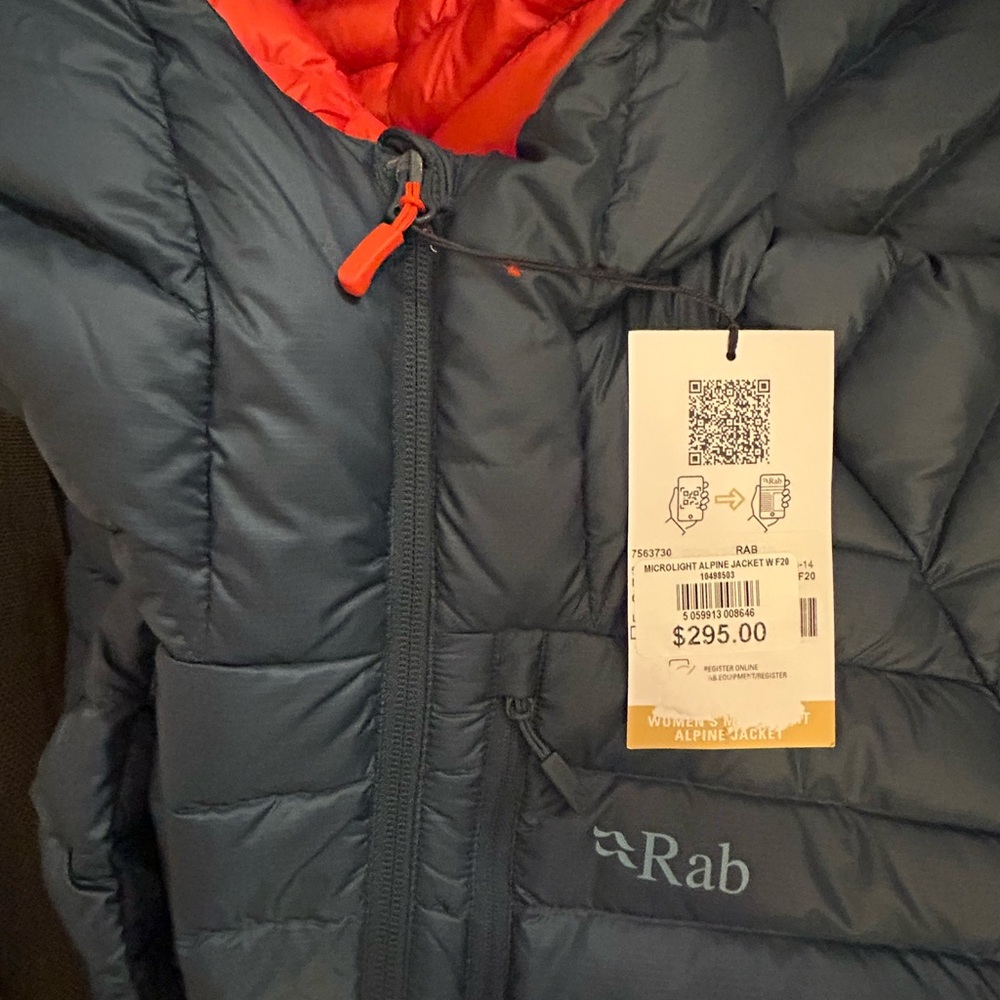Rab Navy Puffer Jacket